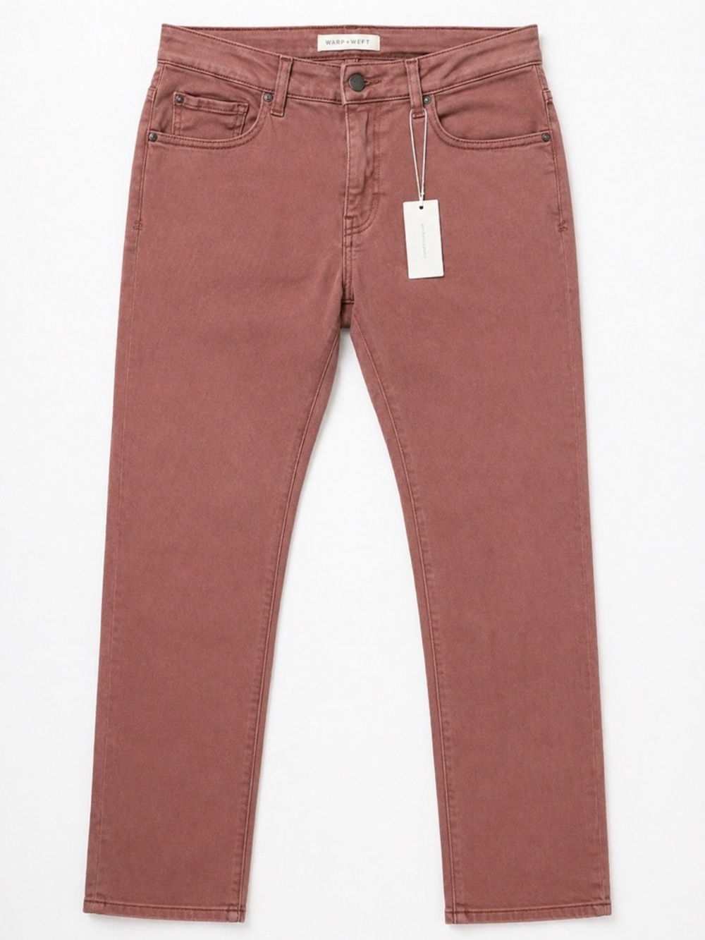 Warp + Weft AMS Amsterdam Slim Men’s Jeans 31x34 Fig Stretch Denim